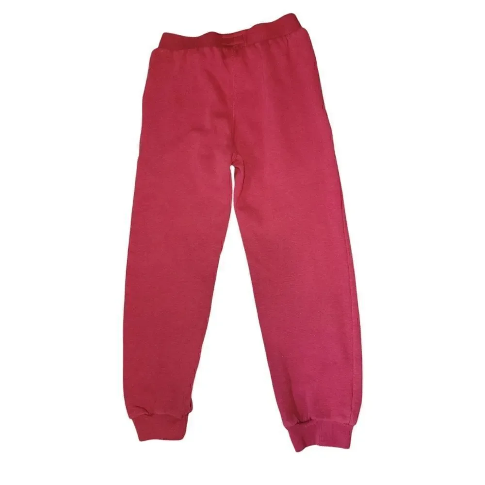 True Religion BOY'S LOGO JOGGERS Sweatpants IN RED DAHLIA M